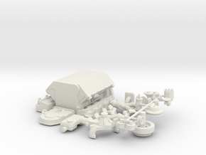 1/16 Ford 427 Side Oiler Basic Block Kit in White Natural Versatile Plastic