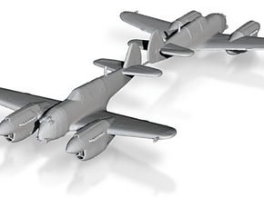 Curtiss P-40 Twin (Proposed) 1:200 x2 HDA in Tan Fine Detail Plastic
