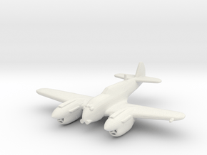 Curtiss P-40 Twin (Proposed) in White Natural Versatile Plastic: 1:200