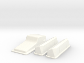 1/8 Ford 427 Side Oiler Stock Pan And Cover Kit in White Processed Versatile Plastic