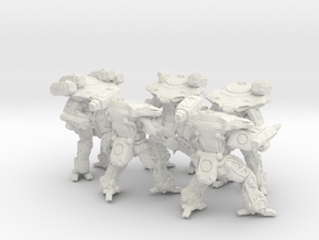 Quenn Tactical Armor Squad in White Natural Versatile Plastic