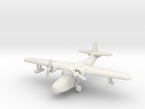 Grumman JRF-5 Goose (with landing gear) 1/285 6mm in White Natural Versatile Plastic