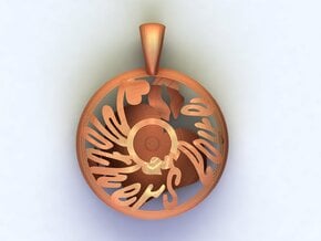 Mothers Love Pendant  in Natural Bronze