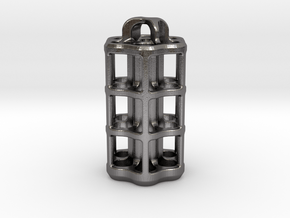 Tritium Lantern 5D (3.5x25mm Vials) in Polished Nickel Steel