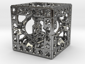 Hyper Solomon cube in Polished Silver