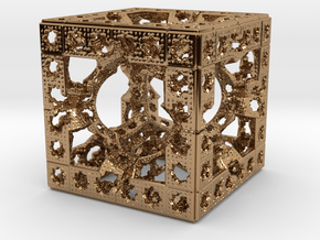 Hyper Solomon cube in Polished Brass