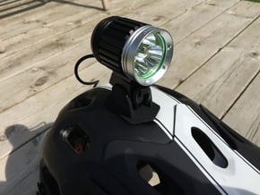 Bell Super Helmet Headlamp Adaptor For CREE type H in Black Natural Versatile Plastic