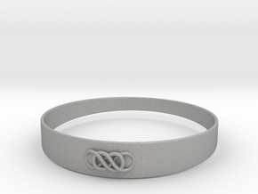 Double Infinity Bracelet ver.1 51mm inside in Aluminum