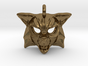 Fox Pendant in Natural Bronze