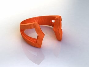 True Focus Ring in Orange Processed Versatile Plastic