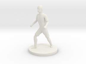 English Football Player in White Natural Versatile Plastic