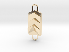 Double KeyChain in 14K Yellow Gold