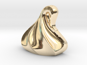 Meringue Pendant in 14k Gold Plated Brass