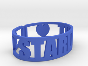 Starlight Cuff in Blue Processed Versatile Plastic