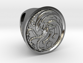 Targaryen Ring in Polished Silver