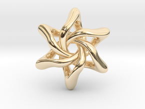 Exia Pendant - 45mm in 14K Yellow Gold