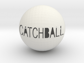 Catchball in White Natural Versatile Plastic