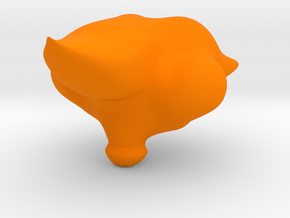 Cleromancy Token- Wily/Foxy/Intelligence/Attractiv in Orange Processed Versatile Plastic