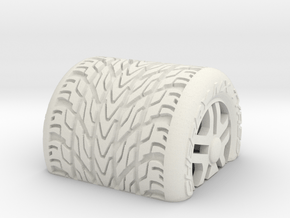Cherry MX Tyre Keycap in White Natural Versatile Plastic