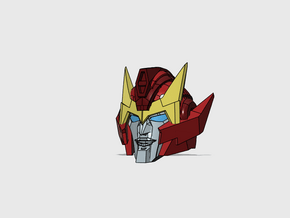 Hot-headed Captain's Head "MTMTE" in Smooth Fine Detail Plastic