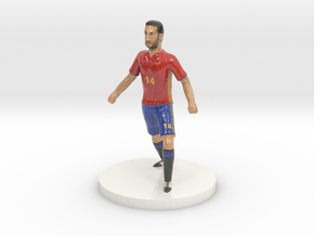 Spanish Football Player in Glossy Full Color Sandstone