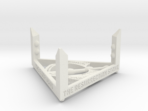 Stand for Ring Box in White Natural Versatile Plastic