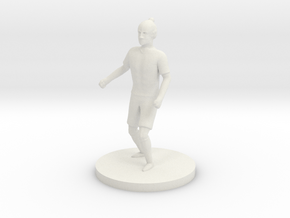 Welsh Football Player in White Natural Versatile Plastic