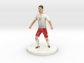 Polish Football Player in White Natural Versatile Plastic