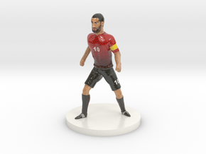 Turkish Football Player in Glossy Full Color Sandstone
