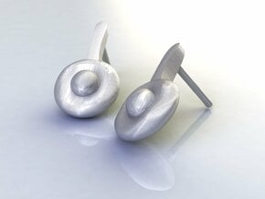 Sundino Earrings in Natural Silver