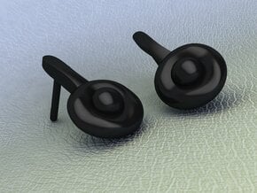 Sundino Earrings in Black Natural Versatile Plastic