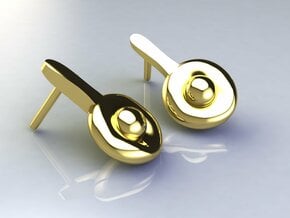 Sundino Earrings in 14k Gold Plated Brass