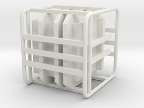 Sulaco Box with Rail 1:6 in White Natural Versatile Plastic