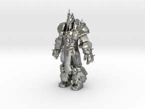 Arthas Lich King neutral pose in Natural Silver