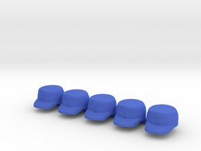 5 x Alpine Infantry Cap in Blue Processed Versatile Plastic