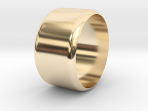 Simple Ring in 14k Gold Plated Brass