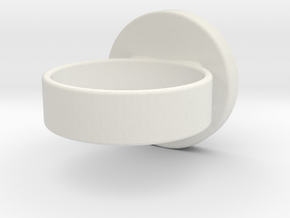 Zelda OoT Spirit Ring in White Natural Versatile Plastic