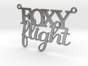 Foxy Flight Necklace in Natural Silver