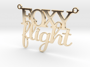 Foxy Flight Necklace in 14k Gold Plated Brass