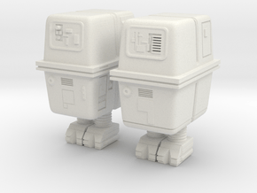 Gonk droid Tabletop Scale 28/32 mm in White Natural Versatile Plastic