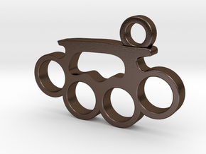 Knuckle Pendant in Polished Bronze Steel