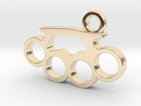 Knuckle Pendant in 14K Yellow Gold