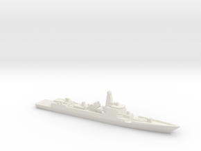 Type 052D Destroyer, 1/2400 in White Natural Versatile Plastic