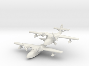 Grumman J4F Widgeon (two airplanes) 6mm 1/285 in White Natural Versatile Plastic