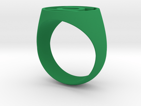 Green Lantern Ring (US Size 11.5) in Green Processed Versatile Plastic