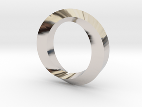 Impossible Loop Pendant in Platinum