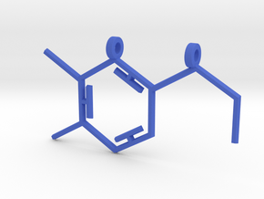 Dopamine Pendant in Blue Processed Versatile Plastic