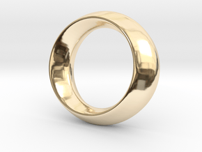Opus Ring - Bracelet P=180mm in 14k Gold Plated Brass