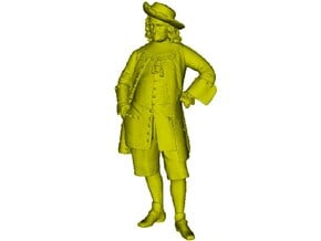 1/15 scale French provost 18th Century figure in Tan Fine Detail Plastic