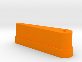 CSF#2 - 2 7/8" Long - Pinball Flipper Bat in Orange Processed Versatile Plastic